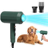 Pehum dog-cat hair dryer front angle showing compact design for efficient pet drying