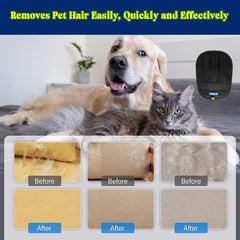 PEKS pet hair remover tool on bed shows lint-free results