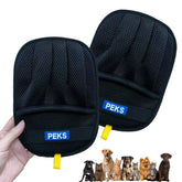 PEKS pet hair remover tool on sofa for quick, residue-free cleaning