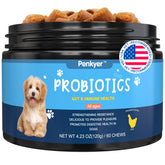 Penkyer probiotics for dogs 6B bottle front view supports gut balance.
