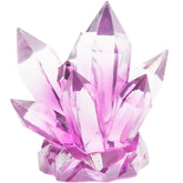 Penn-Plax Deco-Replicas Amethyst Pink Crystal Cluster adds a shimmering focal point in aquarium.