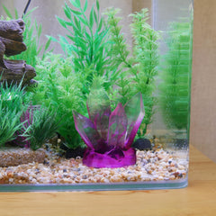 Penn-Plax Deco-Replicas Amethyst Pink Crystal Cluster enhances tank colors in freshwater or saltwater.