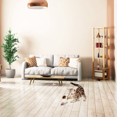 Penn-Plax Play Fur Mice color-variation-black-gray-white: color variety aids visual tracking and hunting practice.