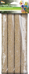 Penn-Plax sand perch cover large installation demonstrates easy fit on 3/4 inch perches