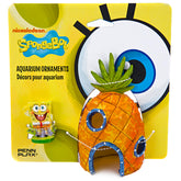 Penn-Plax Spongebob character ornament, 2-inch detail brightens freshwater tanks