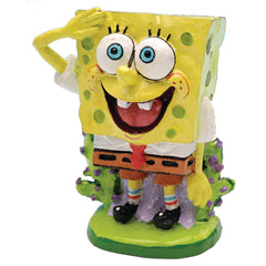 Penn-Plax Spongebob pineapple house close-up shows glossy resin finish