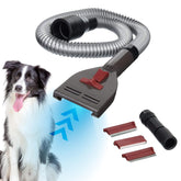 Penn-Plax VacGroom grooming tool in action for easy shedding control and cleanup