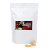 Pennwoods Body Builder 4000 bag shows 25 lb packaging for sustained horse nutrition.