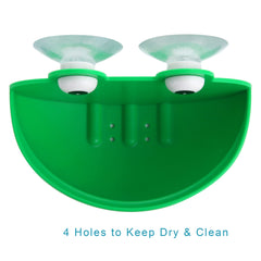 Pensino frog habitat ABS plastic close-up highlights durable construction.