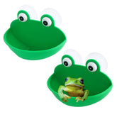 Pensino frog habitat dual-suction-cups securely attaches to glass for stable placement.