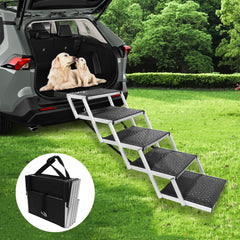 PENSUN dog stairs aluminum-frame construction for durable pet access.