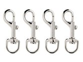 Penta Angel heavy-duty snap hook closeup for secure leash attachment on walks.