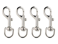 Penta Angel heavy-duty snap hook closeup for secure leash attachment on walks.