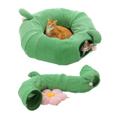 PEQULTI Cat Tunnel Rest Bed: cozy hideaway for naps and curling up.