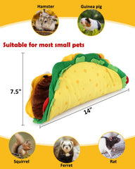 Percozzi Taco Colorful Design adds engaging visuals for cage enrichment.
