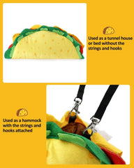Percozzi Taco Spacious Habitat offers ample room to explore and rest.