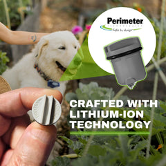 Perimeter Technologies R21-compatible battery highlights easy replacement for classic collars