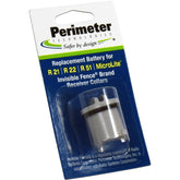 Perimeter Technologies battery installed in an R21 receiver for longer collar life.