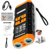 PEROMA dog bark deterrent device front view highlights compact, humane design for indoor use.
