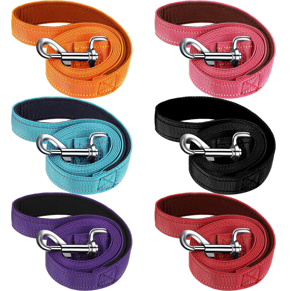 Perthlin dog leash with 5ft double-sided reflective design for safer evening walks