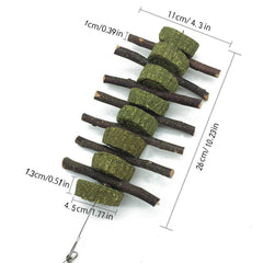 PeSandy bunny chew toys total length 26cm for easy cage placement