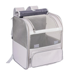 Pesen cat backpack with breathable mesh side panels for airflow.