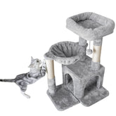 Pesofer cat tree top perch offers elevated view for satisfying lounging