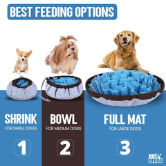 PET ARENA Snuffle Mat with feeding bowl shown for slow feeding and enrichment