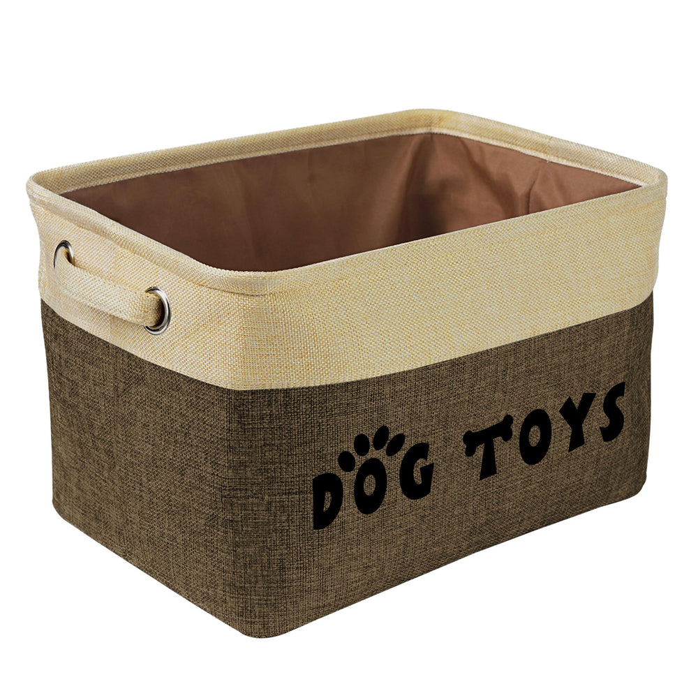 PET ARTIST cesta de juguetes para perros plegable con asas para transportar