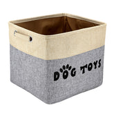 PET ARTIST large dog toy basket rectangular for organized toys