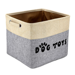 PET ARTIST large dog toy basket rectangular for organized toys