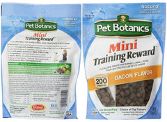 Pet Botanics mini training rewards chicken treats aid quick learning moments