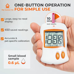 Pet Control HQ lancing device for precise at-home testing