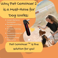 Pet Convincer 2 tuned acoustic frequency targets barking or jumping cues effectively