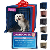 Pet Dreams Dog Crate Cover breathable fabric demonstrates superior airflow for a healthier indoor den.