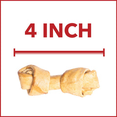 Pet Factory American Beefhide bone rawhide texture detail highlights natural material for mindful gnawing