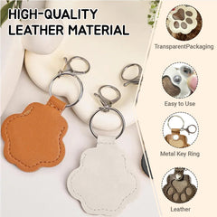 Pet hair fillable keychain snap closure protects memories with a secure seal.