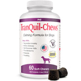 Pet Health Solutions Tranquil-Chews bottle front view for calm dogs