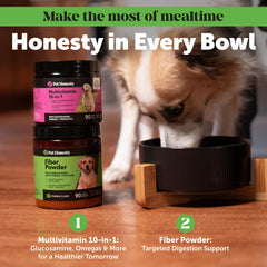 Pet Honesty apple pectin ingredient focus for balanced digestion.
