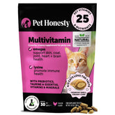 Pet Honesty Cat Multivitamin Crunchy Cream Bites closeup for immune support