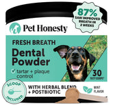Pet Honesty dog breath freshener bottle shown for easy daily use and fresher breath