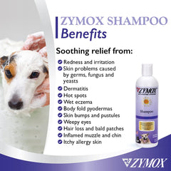 Pet King Brands ZyMOX Shampoo dogs cats use demonstrates versatile pet care.