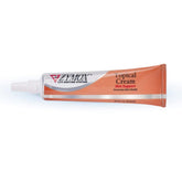 Pet King Brands ZYMOX topical cream tube closeup for gentle, veterinarian-strength relief.