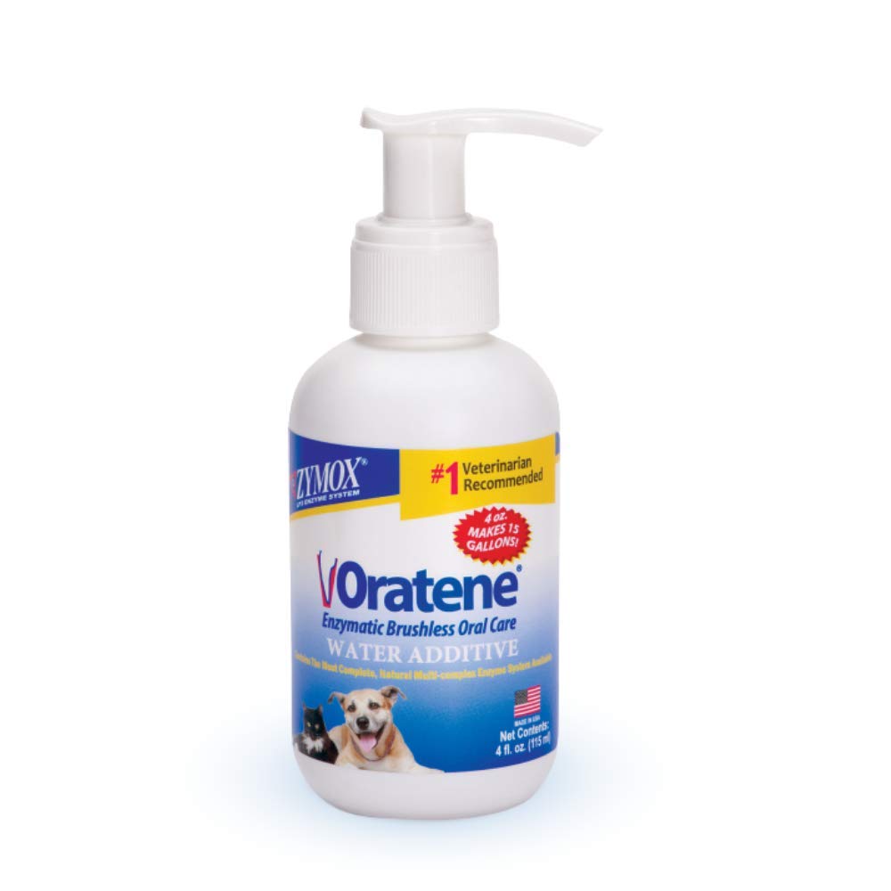 Pet King Brands Zymox Oratene water additive bottle for easy daily dental care