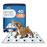 Pet Life Unlimited Smart Prints almohadilla grande de entrenamiento, absorbe líquidos y protege el suelo
