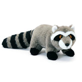 Pet Lou RAC-8 mapache peluche duradero para perros medianos, ideal para juego activo.