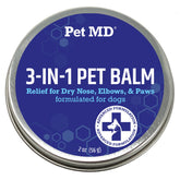 Pet MD bálsamo para patas de perro 2oz, alivio de piel seca.