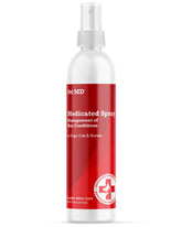 Pet MD Topical Spray 8oz bottle offers convenient coat refresh between baths.