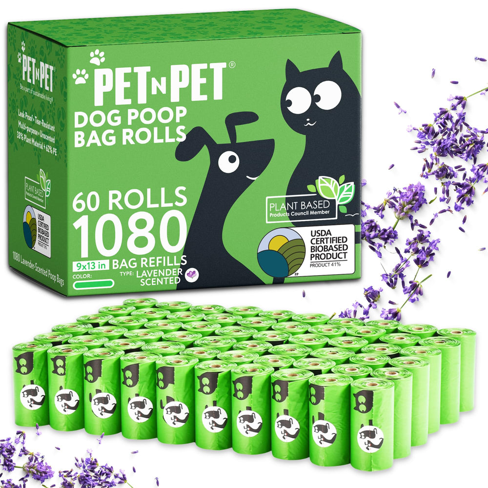 PET N PET 1080-count bag rolls for bulk savings on daily walks