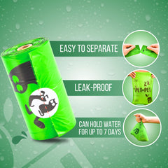 PET N PET extra thick dog bags demonstrate durability for tough messes